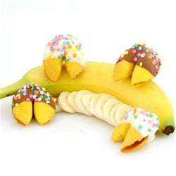 Chocolate Covered Fortune Cookies Banana