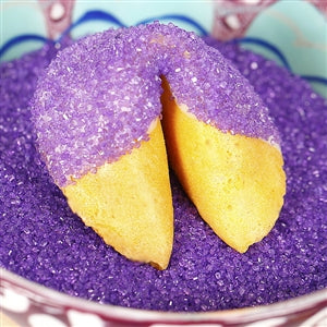 Purple Amethyst Bling Fortune Cookies