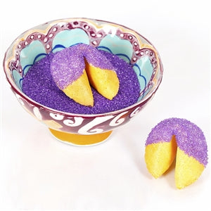 Purple Amethyst Bling Fortune Cookies