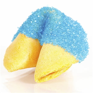 Blue Aquamarine Bling Fortune Cookies