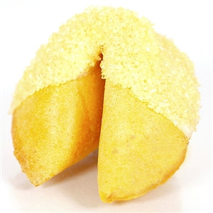 Yellow Citrine Bling Fortune Cookies