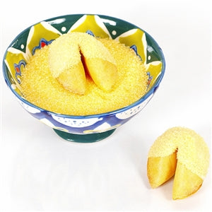 Yellow Citrine Bling Fortune Cookies