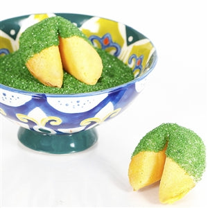 Green Emerald Bling Fortune Cookies