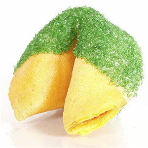 Green Emerald Bling Fortune Cookies