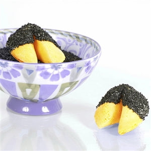 Onyx Black Bling Fortune Cookies