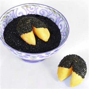 Onyx Black Bling Fortune Cookies