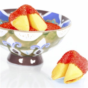 Red Ruby Bling Fortune Cookies