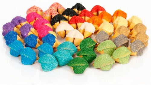 Colorful Bling Fortune Cookies - Some of each bling color