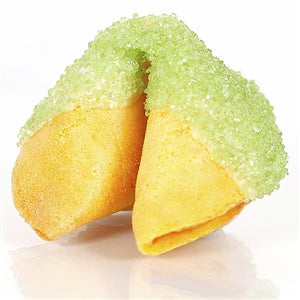 Green Peridot Bling Fortune Cookies