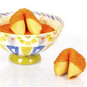 Orange Topaz Bling Fortune Cookies