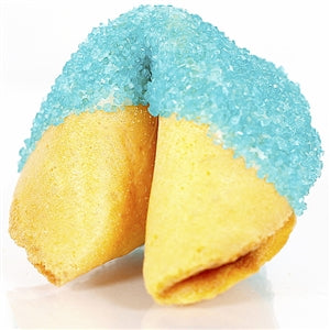 Blue Turquoise Bling Fortune Cookies