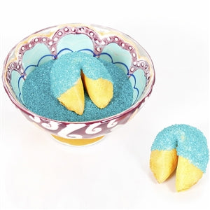 Blue Turquoise Bling Fortune Cookies