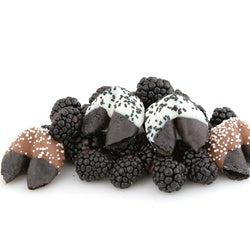 Chocolate Covered Fortune Cookies - Black Raspberry