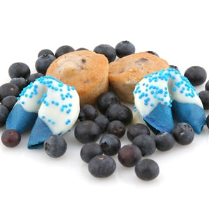 Chocolate Covered Fortune Cookies - Blueberry