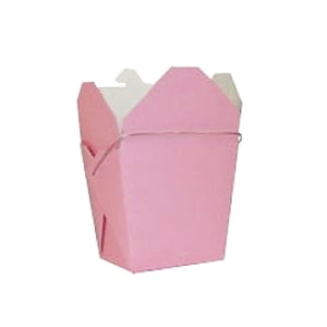 Chinese Takeout Boxes - Bubblegum Pink