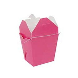 Chinese Takeout Boxes - Hot Pink