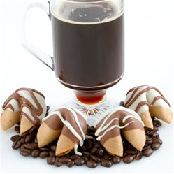 Chocolate Covered Fortune Cookies - Cappuccino Flavored