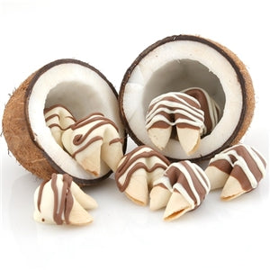 Chocolate Covered Fortune Cookies - Coconut Flavored