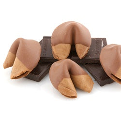 Chocolate Covered Fortune Cookies - Personalized Chocolate Flavored