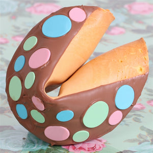 Perfectly Polka Dot Giant Fortune Cookie