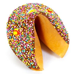 Giant Fortune Cookie - Happy Birthday Pastel