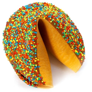 Giant Fortune Cookie - Bright Confetti