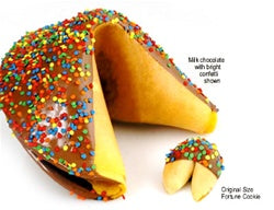 Giant Fortune Cookie - Bright Confetti