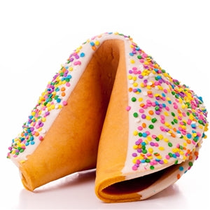 Giant Fortune Cookie - Pastel Confetti