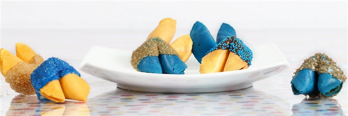 Graduation Fortune Cookies - Blue and Gold