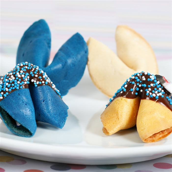 Graduation Fortune Cookies - Blue and White