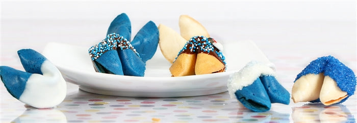 Graduation Fortune Cookies - Blue and White