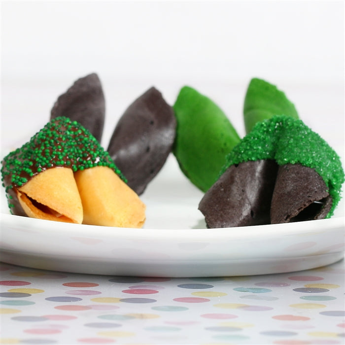 Graduation Fortune Cookies - Green & Black