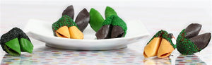 Graduation Fortune Cookies - Green & Black