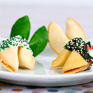 Graduation Fortune Cookies - Green and White