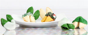 Graduation Fortune Cookies - Green and White