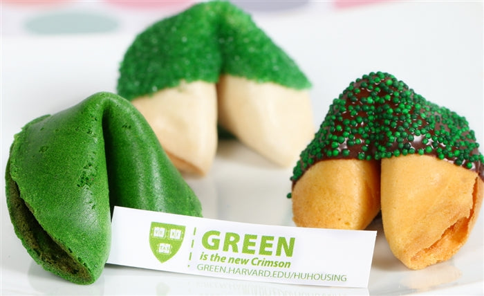 Graduation Fortune Cookies - Green and White