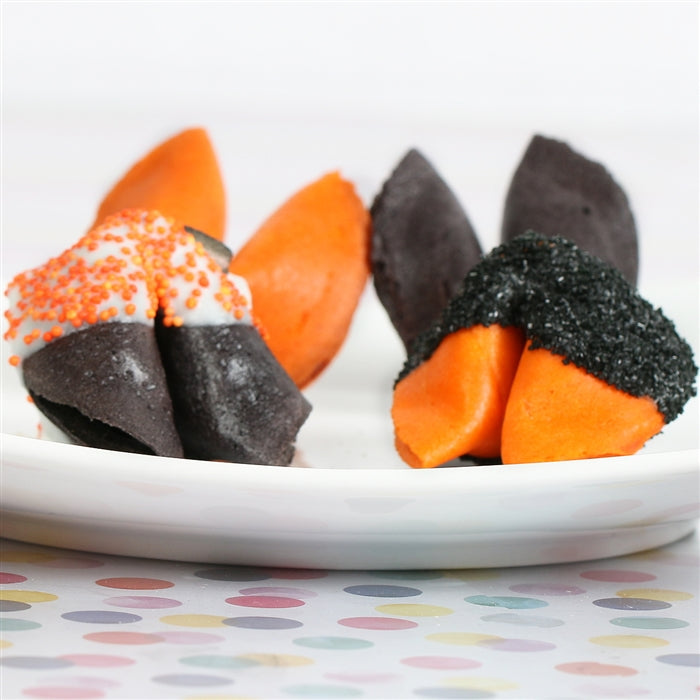 Graduation Fortune Cookies - Orange & Black