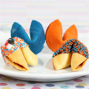 Graduation Fortune Cookies - Orange and Blue