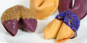 Graduation Fortune Cookies - Purple and Gold