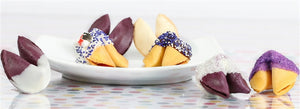 Graduation Fortune Cookies - Purple and White