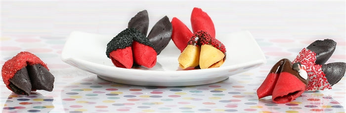 Graduation Fortune Cookies - Red & Black