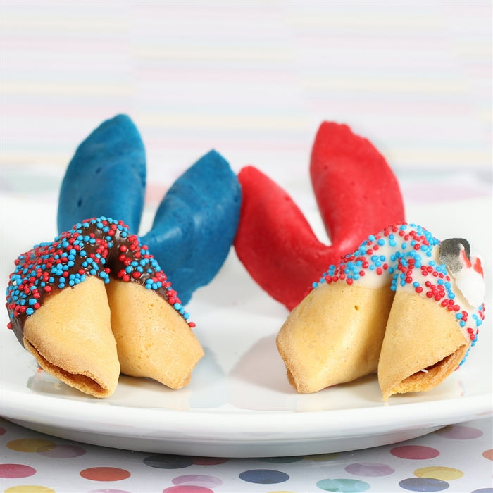 Graduation Fortune Cookies - Red and Blue