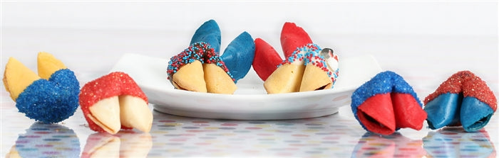 Graduation Fortune Cookies - Red and Blue