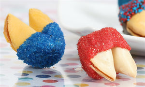 Graduation Fortune Cookies - Red and Blue