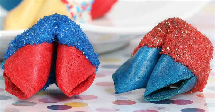 Graduation Fortune Cookies - Red and Blue