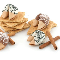 Chocolate Covered Fortune Cookies - Graham Cracker