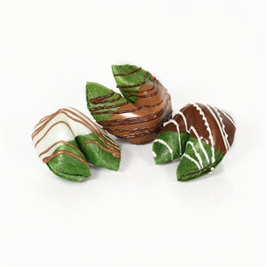 Chocolate Covered Fortune Cookies - Green Apple