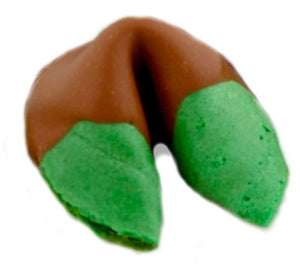 Chocolate Covered Fortune Cookies - Green Apple