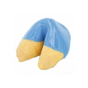 Blue Chocolate Covered Fortune Cookies