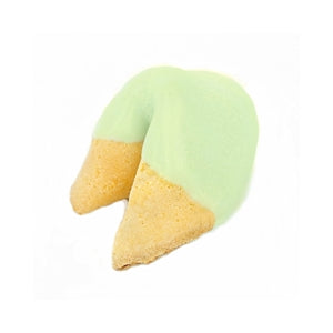 Light Green Chocolate Covered Fortune Cookies